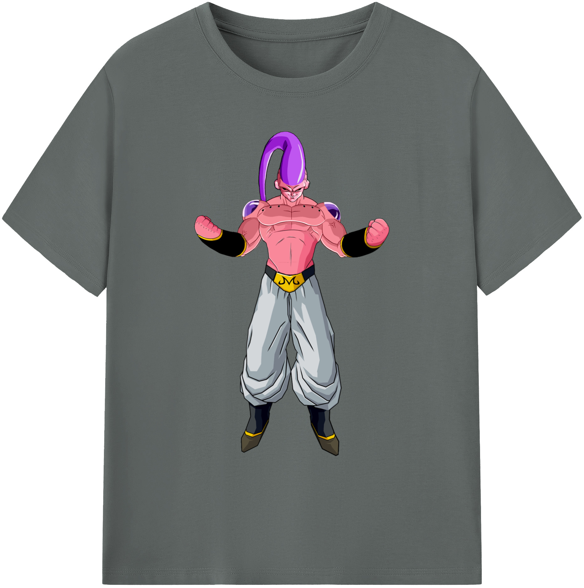 （画像用） ドラゴンボール 魔人ブウ DRAGON BALL Majin Buu 綿100％ メンズ半袖Tシャツ｜肌触りやわらか＆通気性